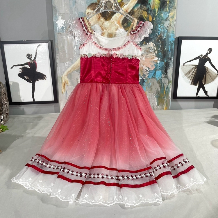 Red Giselle Ballet Costume