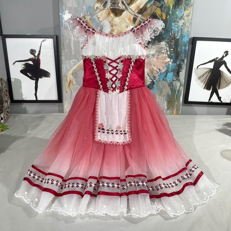 Red Giselle Ballet Costume