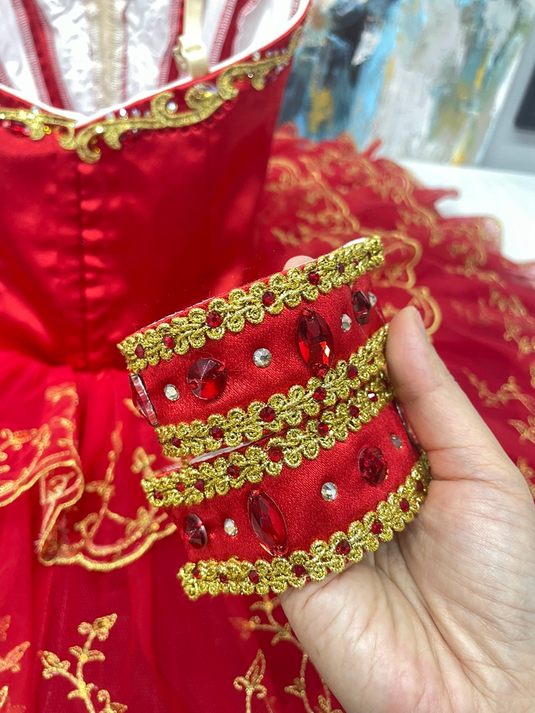 Red Kitri Ballet costume Tutu