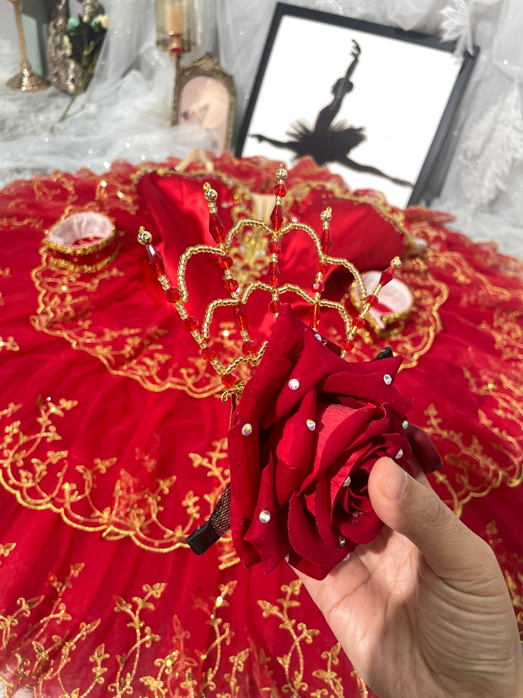 Red Kitri Ballet costume Tutu