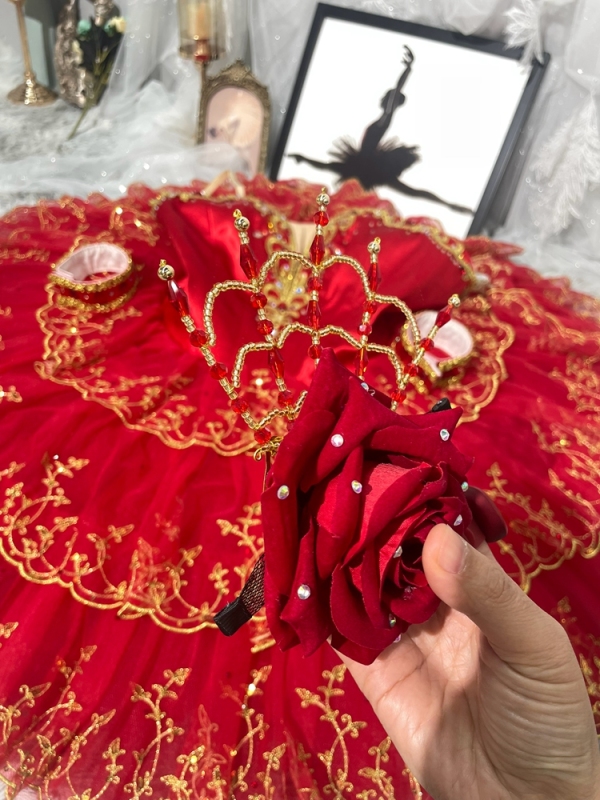 Red Kitri Ballet costume Tutu