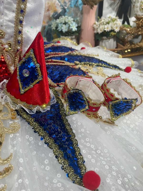 Harlequin Doll Nutcracker Costume