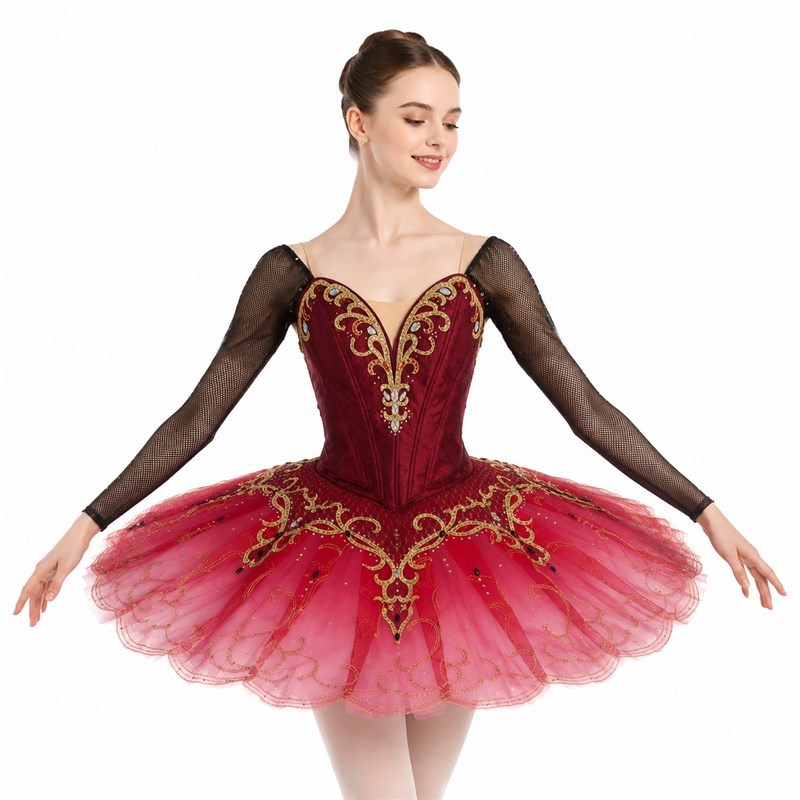Red Paquita Ballet Tutu