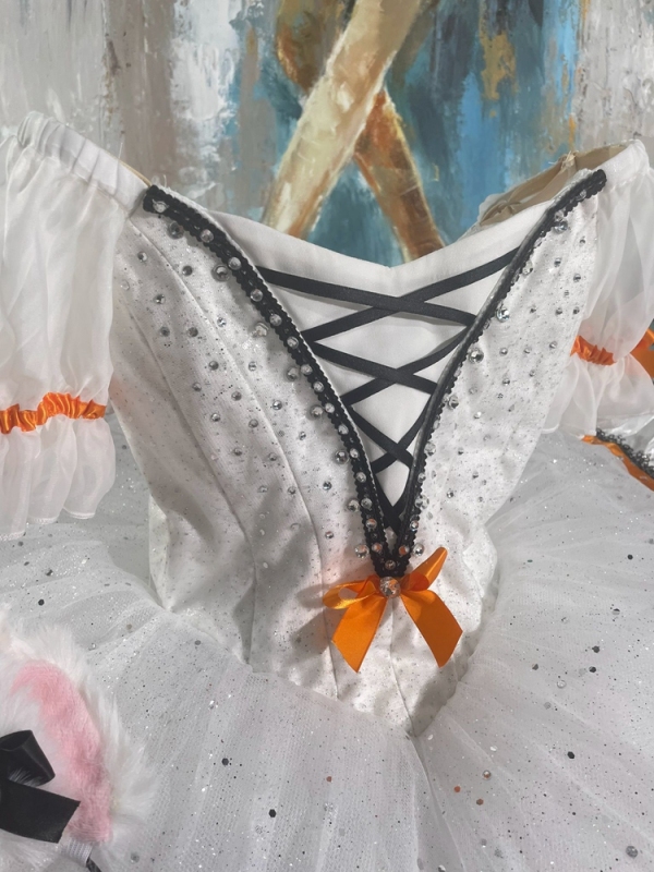 White Cat Pancake Tutu