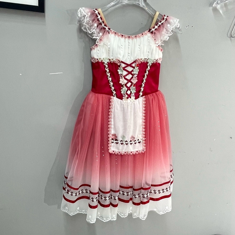 Red Giselle Ballet Costume
