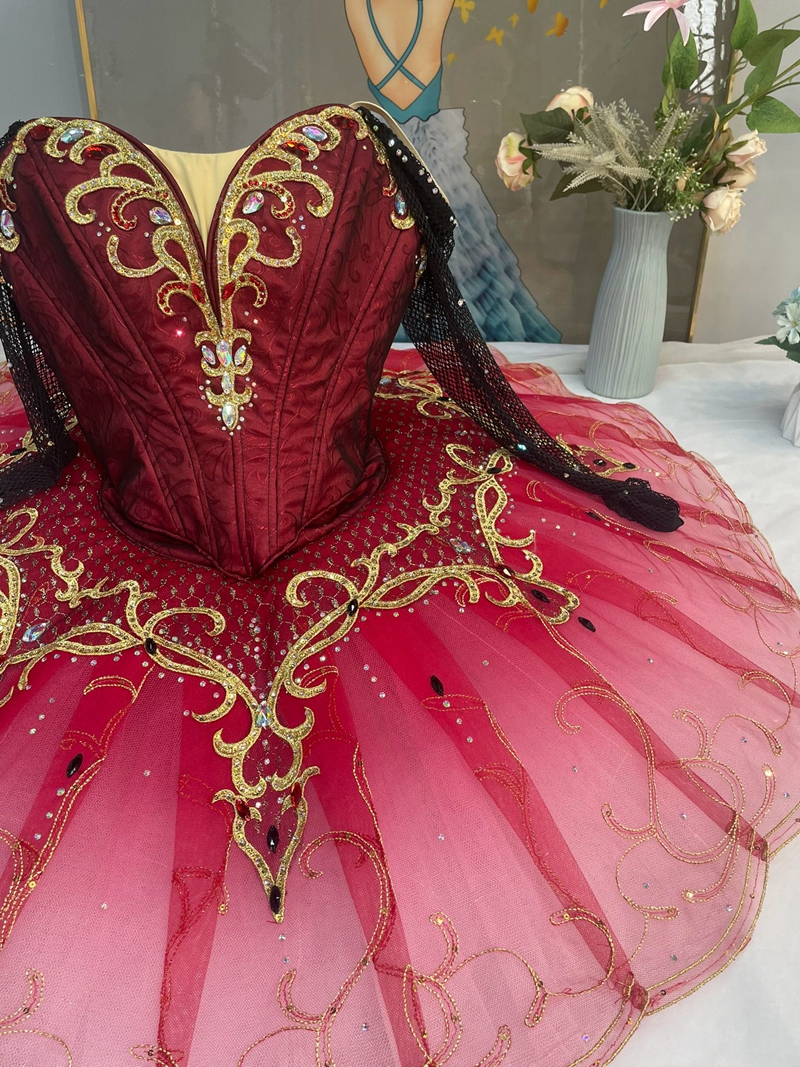 Red Paquita Ballet Tutu