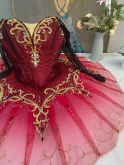 Red Paquita Ballet Tutu