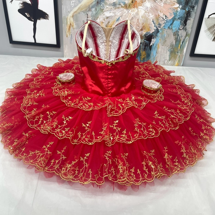 Red Kitri Ballet costume Tutu