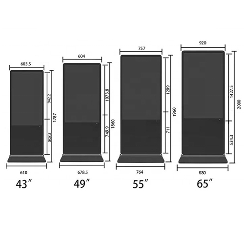 55'' Floor Stand 4K Smart Signage