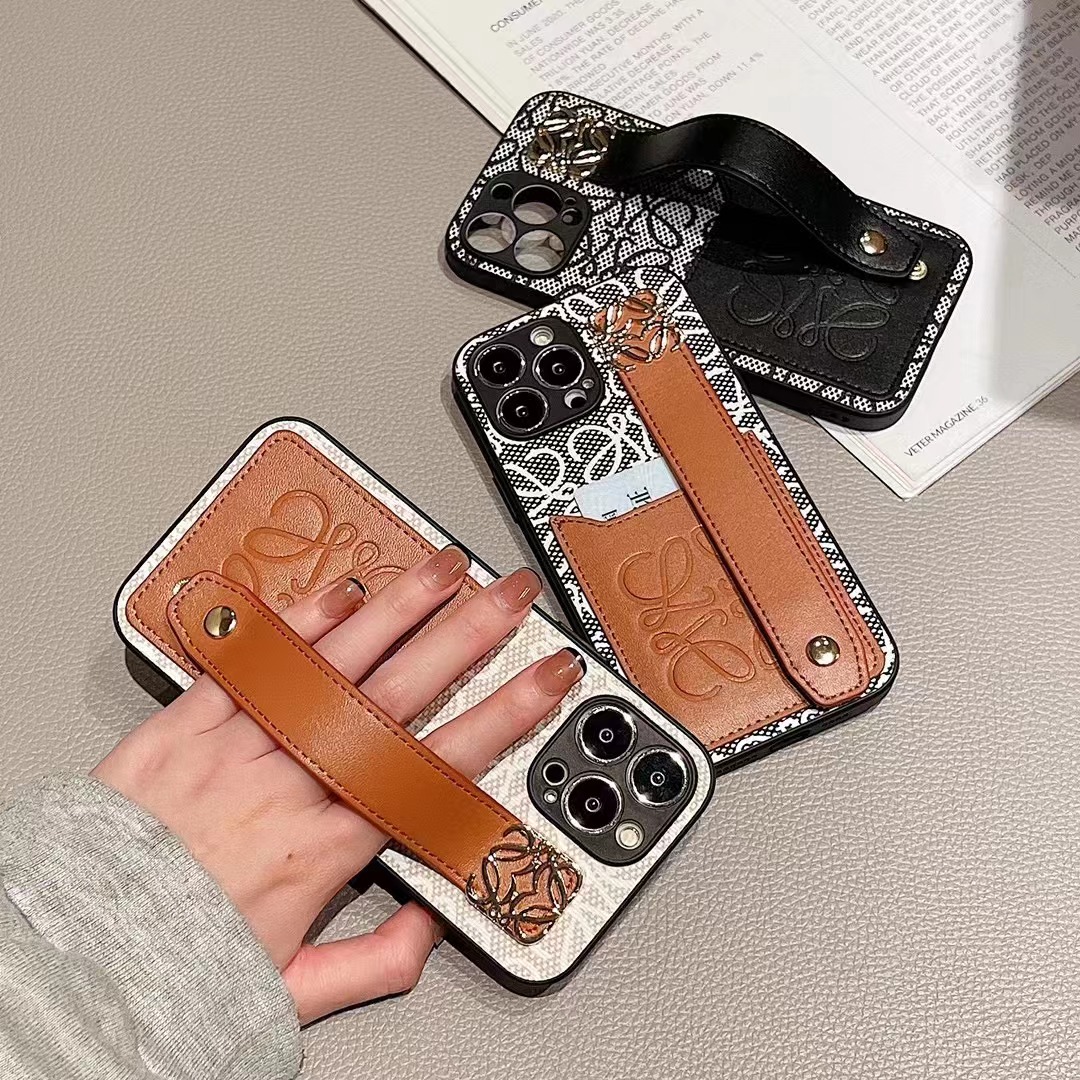 □極美品□ LOEWE ロエベ アナグラム レザー エレファント 象 iPhoneXS