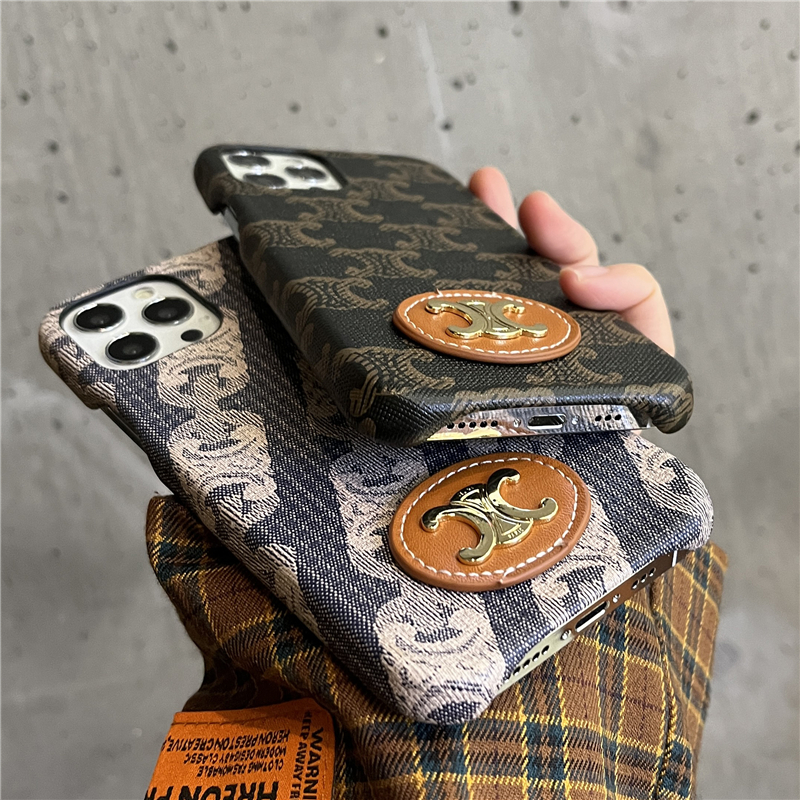 セリーヌ iPhone13ProMaxケース トリオンフ柄 新作 Celine iPhone13Pro