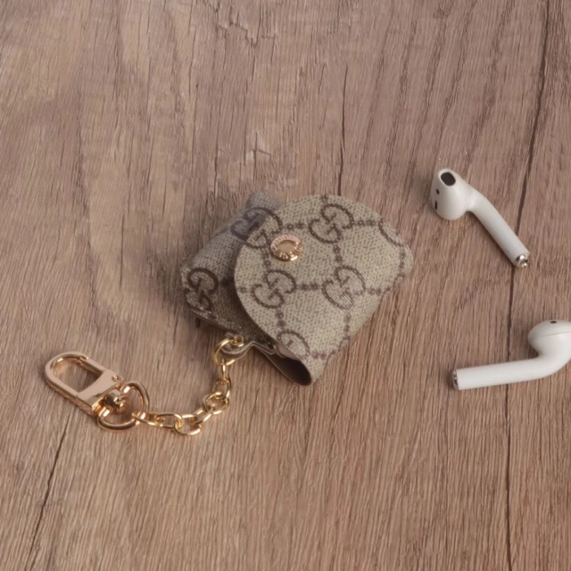 ヴィトン AirPods Proケース モノグラム Vuitton AirPods 3ケース ダミエ グッチ エアーポッズ ケース GGスプリーム ルイビトン イヤホン ポーチ レザー製 キーリング付き お洒落 全11色