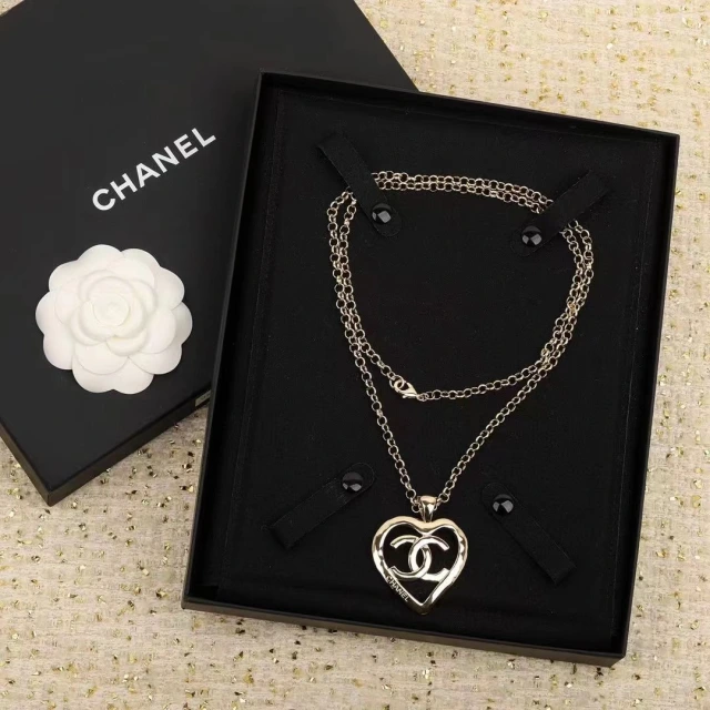 シャネル ネックレス ココマーク ハート Chanel ペンダント 可愛い 