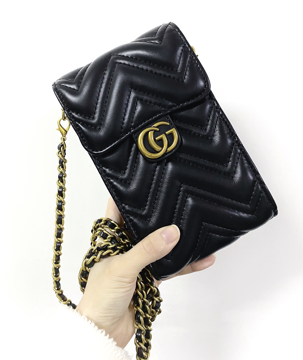 Gucci GGパターン スマホショルダーバッグ Gucci GGパターン ショルダーバッグ - メルカリ