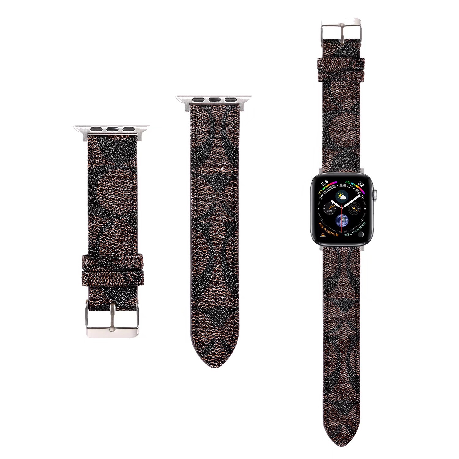 コーチ Apple Watch ベルト シグネチャー柄 45mm 44mm 42mm 41mm 40mm 38mm