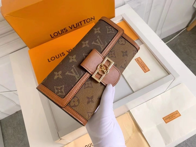 ルイヴィトン 長財布  モノグラム・リバース Vuitton ジッピー ドーフィーヌ ヴィトン クラッチバッグ ルイビトン ウォレット ハンドバック 男女兼用 カード入れ 全2色 ハイコピー cocobuyee通販