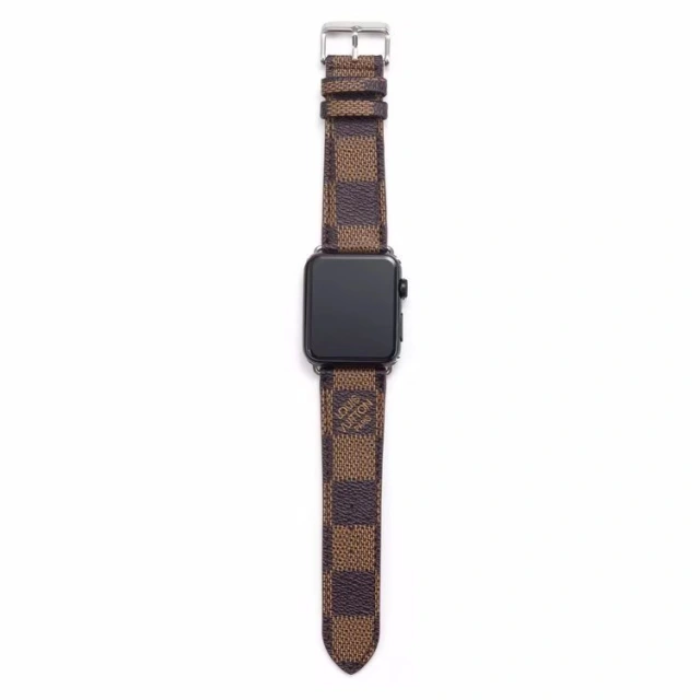 ルイヴィトン Apple Watch 替えバンド モノグラム ダミエ Vuitton アップルウォッチ ベルト series 7/SE/6/5/4/3/2/1 ルイビトン 時計バンド 45mm 44mm 42mm 41mm 40mm 38mm 全8色 オシャレ