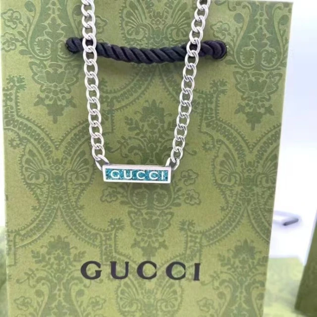 グッチ ネックレス エナメル GUCCIロゴ付き ネックレス 新作 Gucci ゴルメットチェーン necklace 芸能人愛用 ブランド 高級感 スーパーコピー 大人気 cocobuyee通販