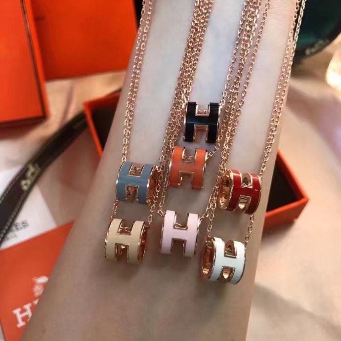 エルメス Mini Pop H ネックレス Hermes ペンダント ミニ・ポップH