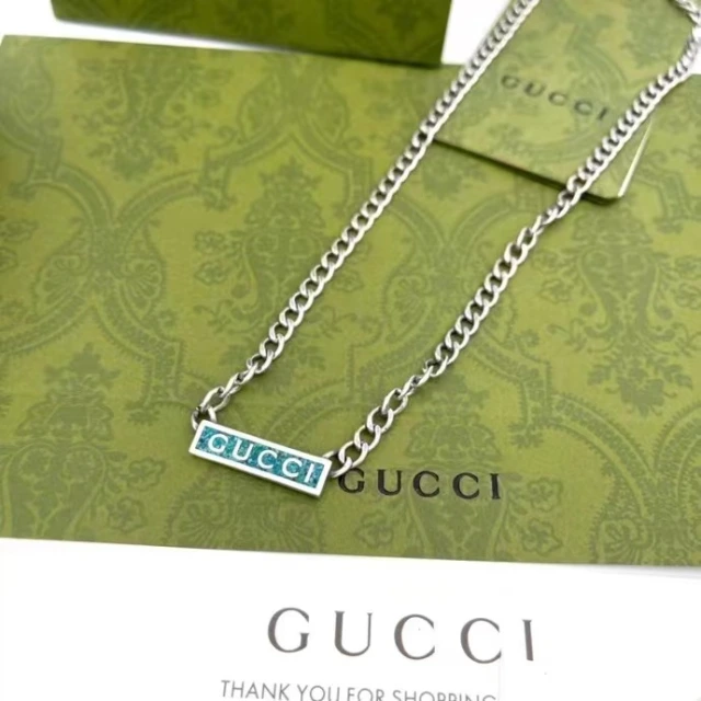 グッチ ネックレス エナメル GUCCIロゴ付き ネックレス 新作 Gucci ゴルメットチェーン necklace 芸能人愛用 ブランド 高級感 スーパーコピー 大人気 cocobuyee通販