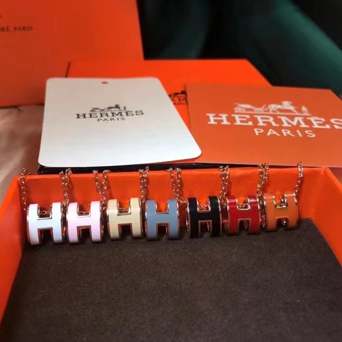 エルメス Mini Pop H ネックレス Hermes ペンダント ミニ・ポップH