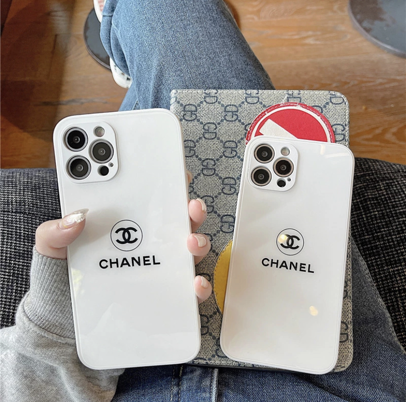 シャネル iPhone13ProMax/13Pro/13ケース 強化ガラス Chanelロゴ付き