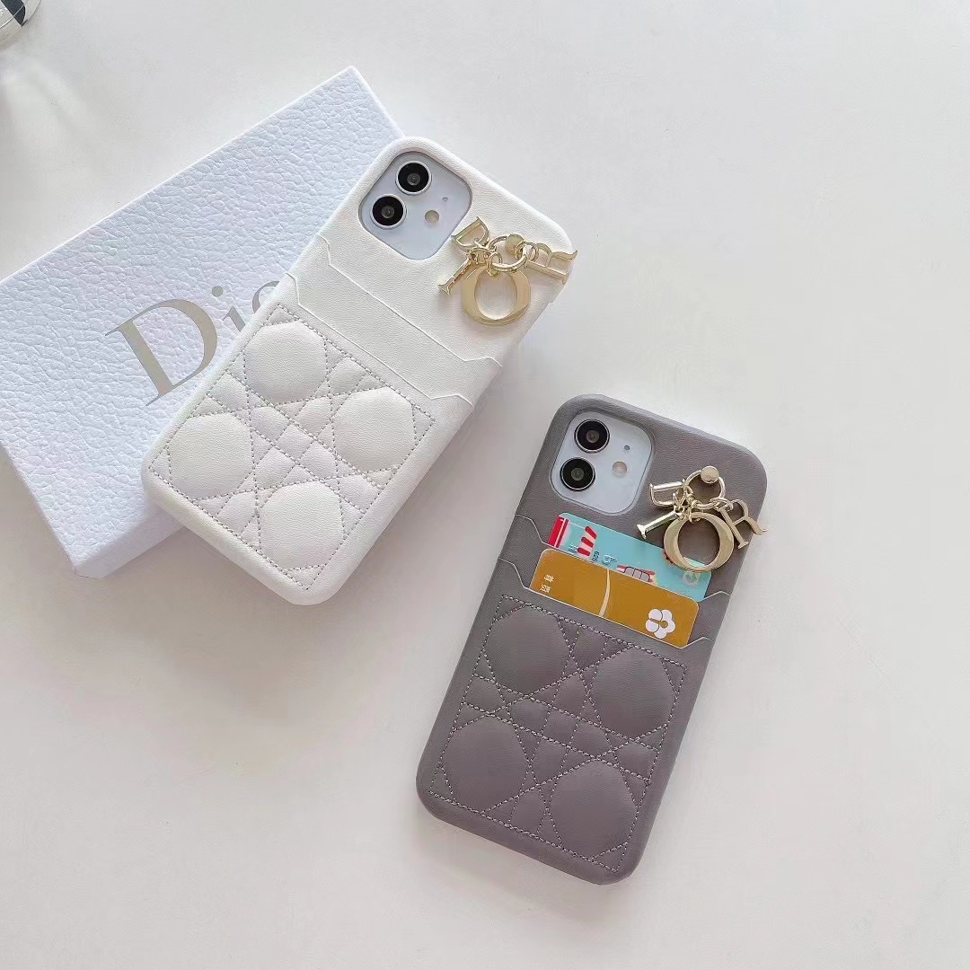 ✨超美✨Dior iPhone13proケース カナージュ ロゴチャーム 黄色