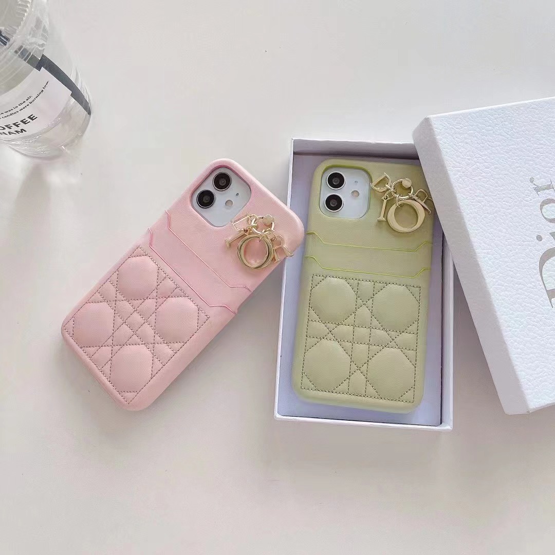 ✨限定色✨Dior iPhone12proMAXケース カナージュ ロゴチャーム 