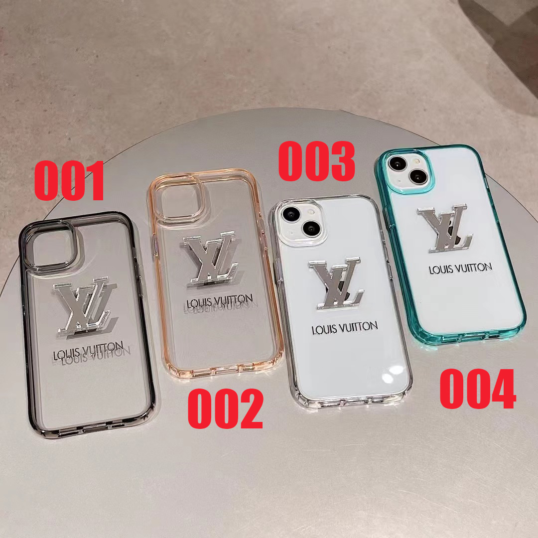 ルイヴィトン iPhone13ProMax/13Proケース 鏡デザイン ロゴ付き LV