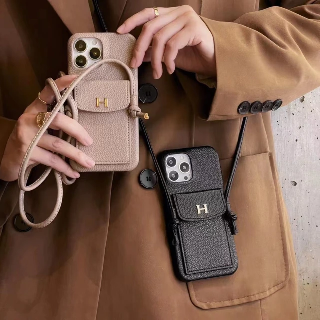 エルメス iPhone13Pro/13ProMaxケース ショルダースマホケース HERMES 