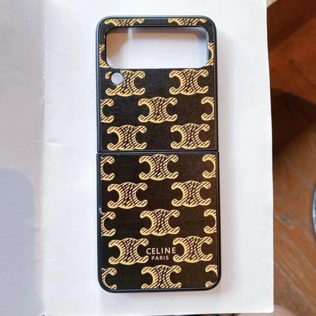 セリーヌ Galaxy Z Fold3/Z Fold 2ケース ヒョウ柄 CELINE Galaxy Z Flip 3ケース トリオンフ柄 Celine ギャラクシーフリップ3 カバー レオパード ロゴプリント 折り畳みスマホカバー お洒落 エレガント 全4色