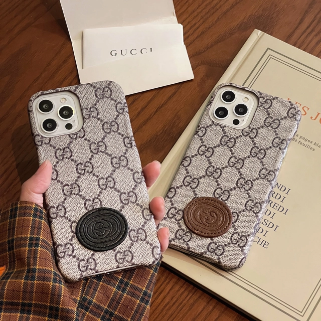 グッチ iPhone13ProMax 13Pro 13ケース GGロゴ付き GUCCI GGスプリーム