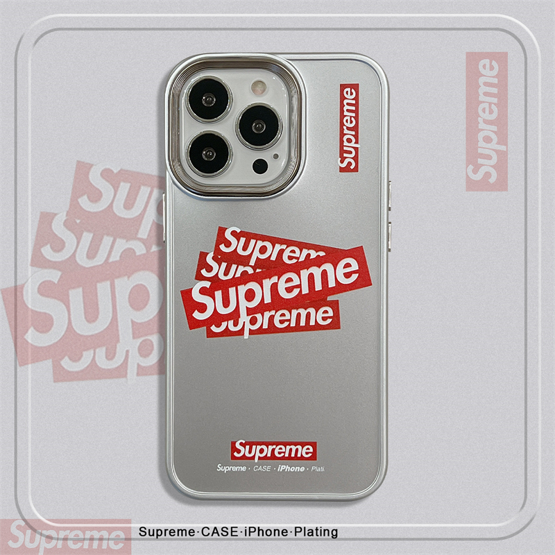SUPREME iPhone13ProMaxケース ロゴプリント