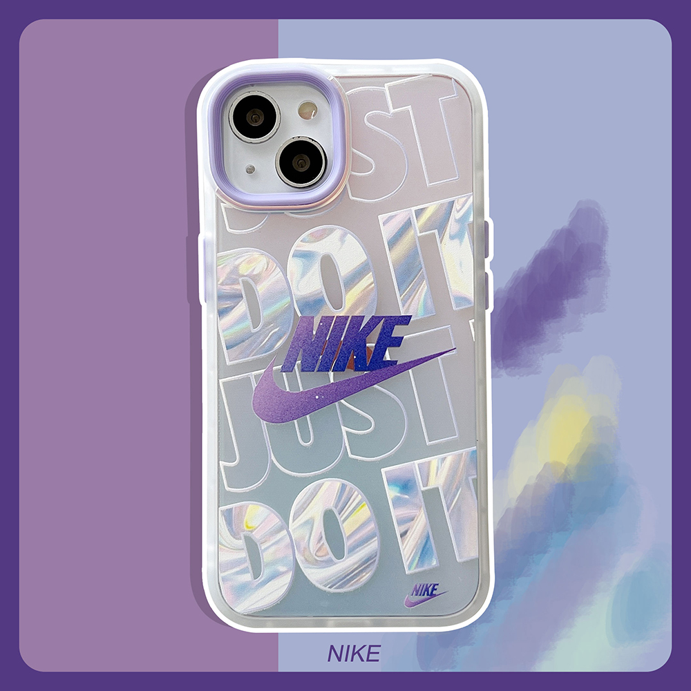 Nike iPhone 13ProMaxケース レーザータイプき