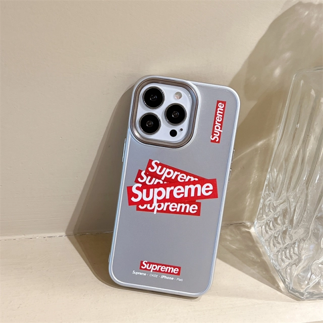 Supreme iPhone13カバー スタイリッシュ