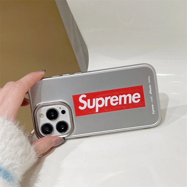 SUPREME iPhone13ProMaxケース ロゴプリント