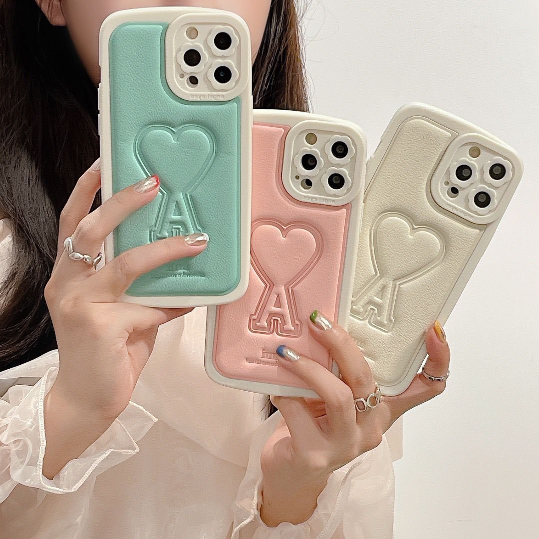 海外限定】 AMI PARIS アミ パリス iPhone13 13Proケース