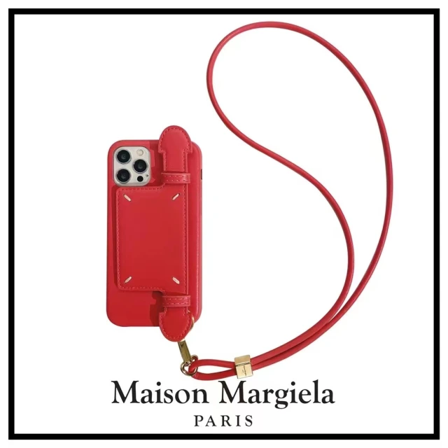 Maison Margiela iPhone13Proケース ネックストラップ付き