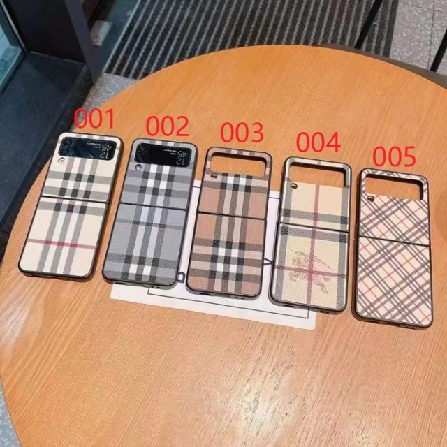 バーバリー Galaxy Z Fold3ケース チェック柄 ロゴ付き BURBERRY Galaxy Z Flip3ケース クラシック Burberry ギャラクシー Z フリップ3ケース 高級感 burberry Galaxy Z Fold3 5Gケース エレガント 男女兼用 シンプル 全5色