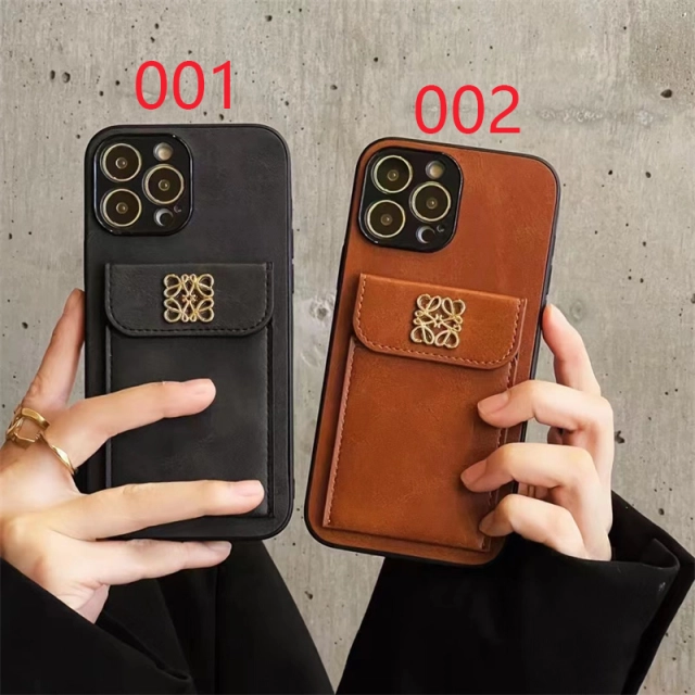 ロエベ iPhone13ProMax 13Pro 13ケース アナグラムロゴ付き LOEWE 