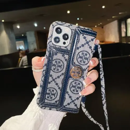 TORY BURCH iPhone 13ProMaxケース デニム風