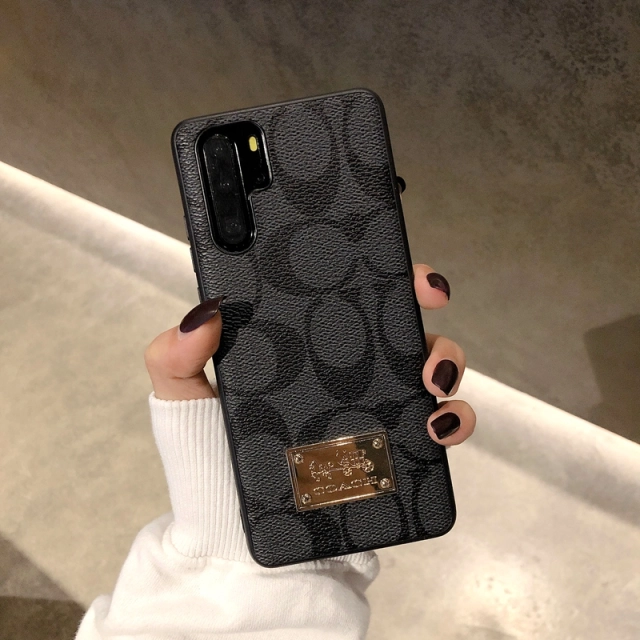 コーチ Galaxy S22 Ultraケース シグネチャー柄 COACH Galaxy S21ウルトラケース ロゴ金具付き Coach Galaxy S21Plusケース 高級感 Galaxy S10Plusケース レディース メンズ お洒落 クラシクス 全3色