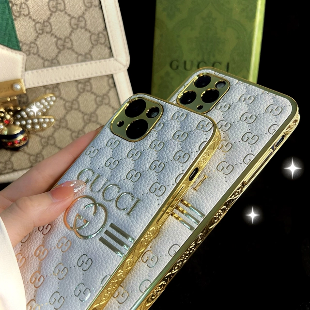 Gucci iPhone 13Miniケース ロゴ付き