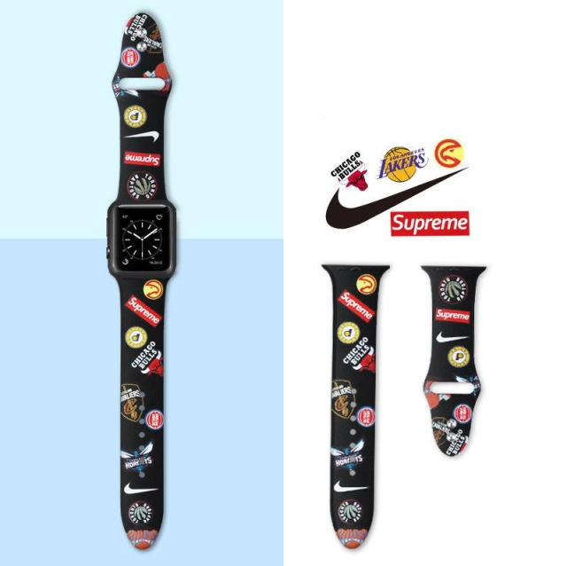 ナイキ シュプリーム コラボ Apple Watch ベルト・替えバンド NIKE  