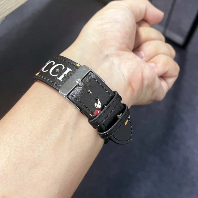 グッチ ディズニー コラボ アップルウォッチ 替えベルト・時計バンド 