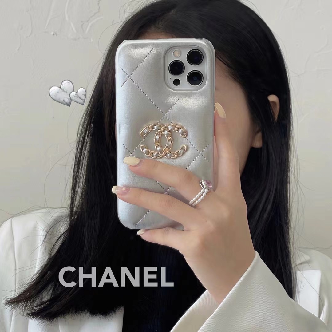 シャネル iPhone15 Pro/14 Proケース ココマーク 定番 CHANEL iPhone15 