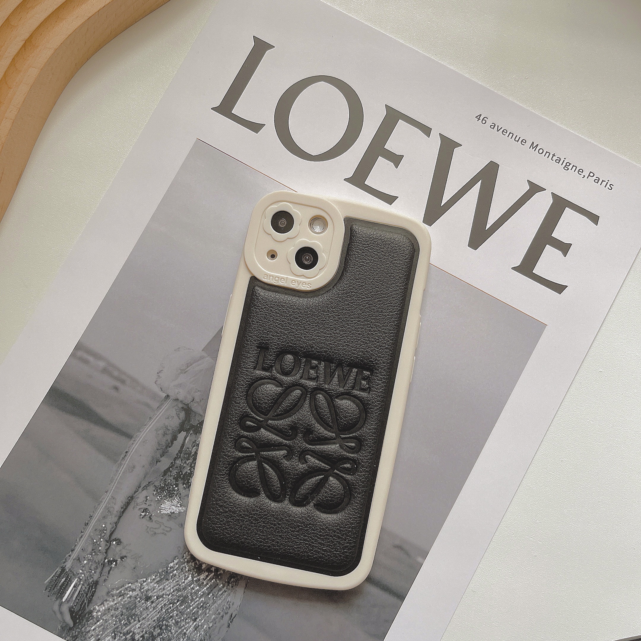 loewe アイフォン14ケース エンボス加工