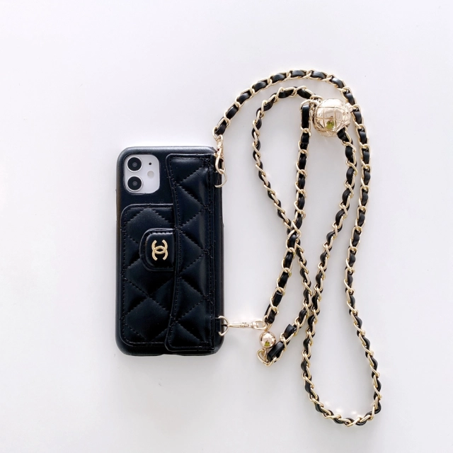 Chanel iPhone14 ProMaxケース カード収納