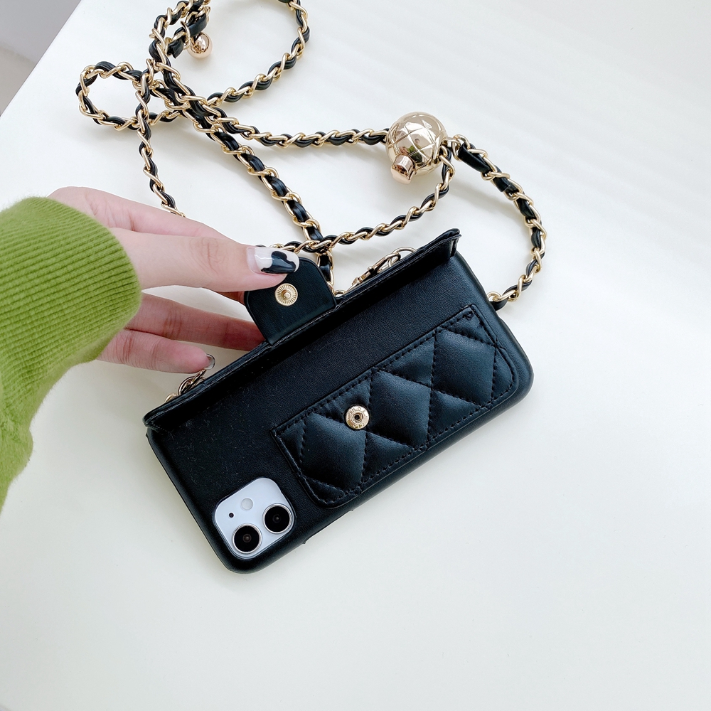 美品】CHANEL iPhoneケース カードケース - iPhoneケース