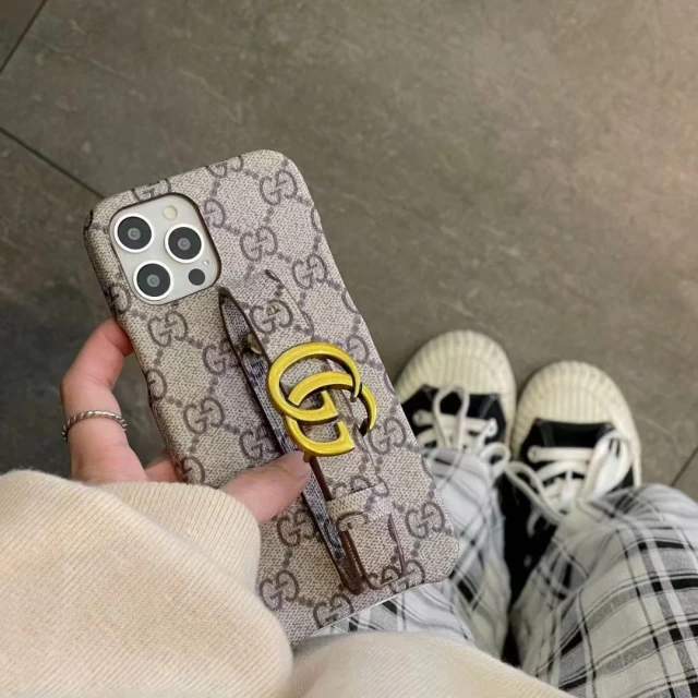 Gucci iPhone14 Plusケース GGロゴ